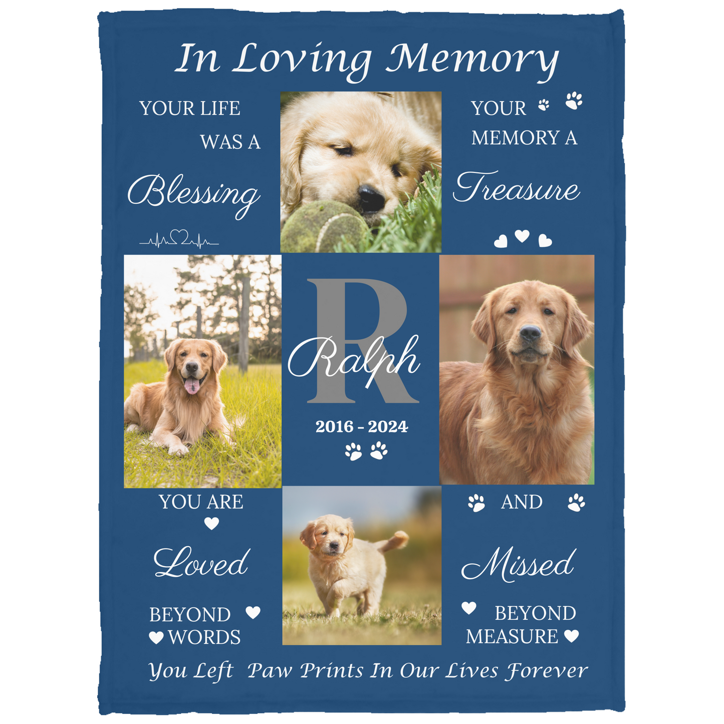 VPS Cozy Plush Fleece Blanket - 30x40
